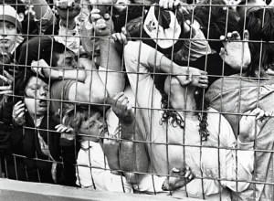 Ninety-five people died in a crush at a soccer match at Hillsborough stadium, in Sheffield, England, in 1989. Taken from A NewYorker article.