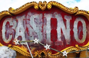 A forgotten casino sign.