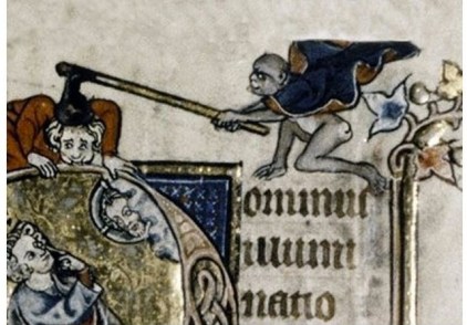 A very angry, axe-weilding, ape. (Source unknown)